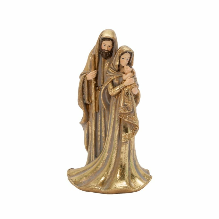 Home Goods & Toys * | Gerson International 8.66 In. Resin Baby Jesus, Mary And Joseph Figurines, 2602580Ec