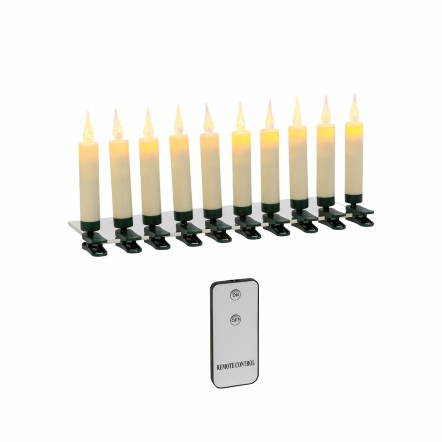 Home Goods & Toys * | Gerson International Remote Control Clip On 4.13 In. Led Candles, 2537500Ec