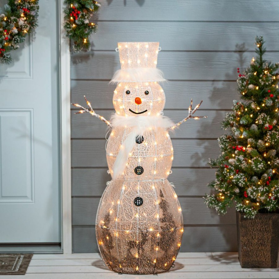 Home Goods & Toys * | Gerson International 48 In. Electric-Operated Lighted Snowman, 2555880Ec