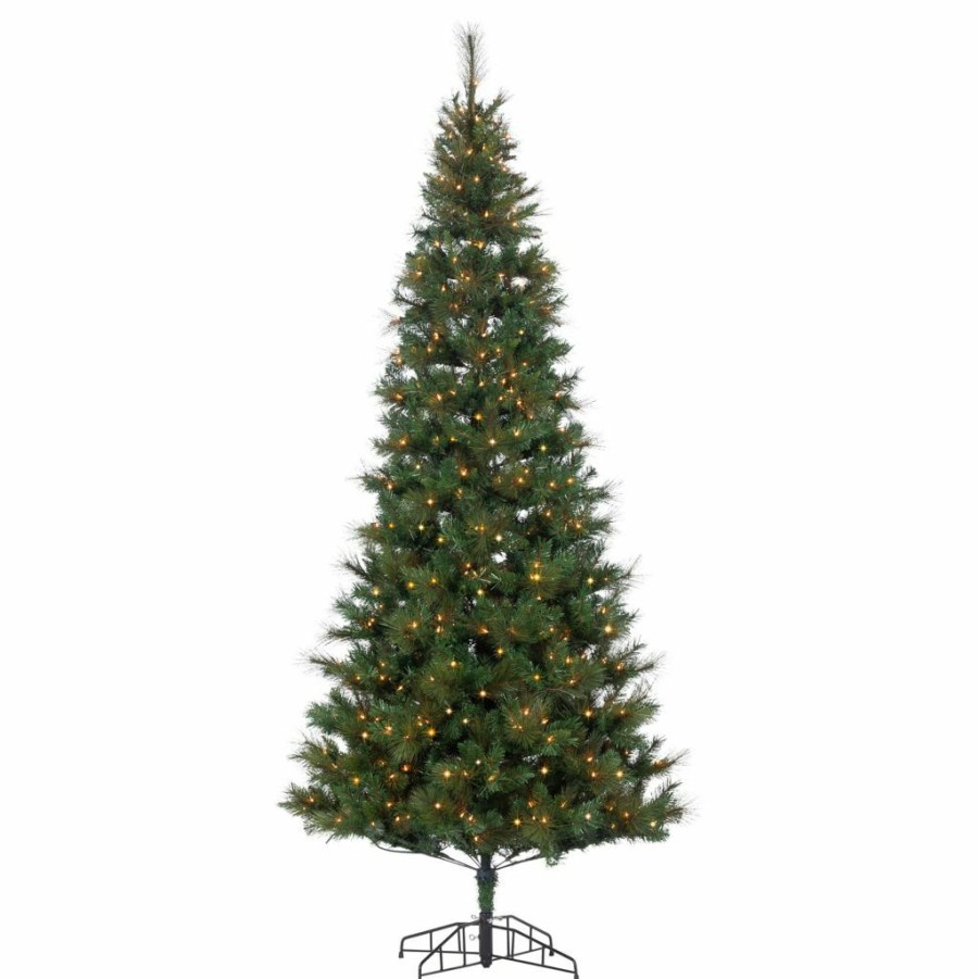 Home Goods & Toys * | Gerson International 9 Ft. Height Pre-Lit Hard/Mixed Needle Baxter Pine With 600 Ul Clear Lights