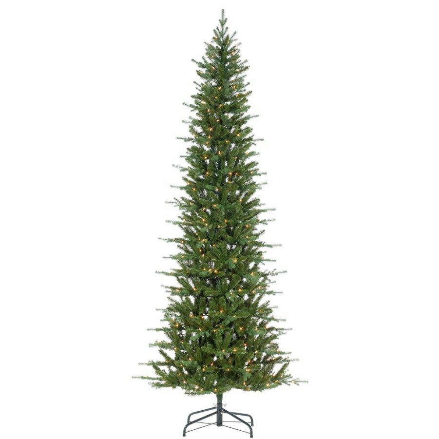 Home Goods & Toys * | Gerson International 9 Ft. Natural Cut Narrow Dover Pine Tree With 350 Ul Clear Lights