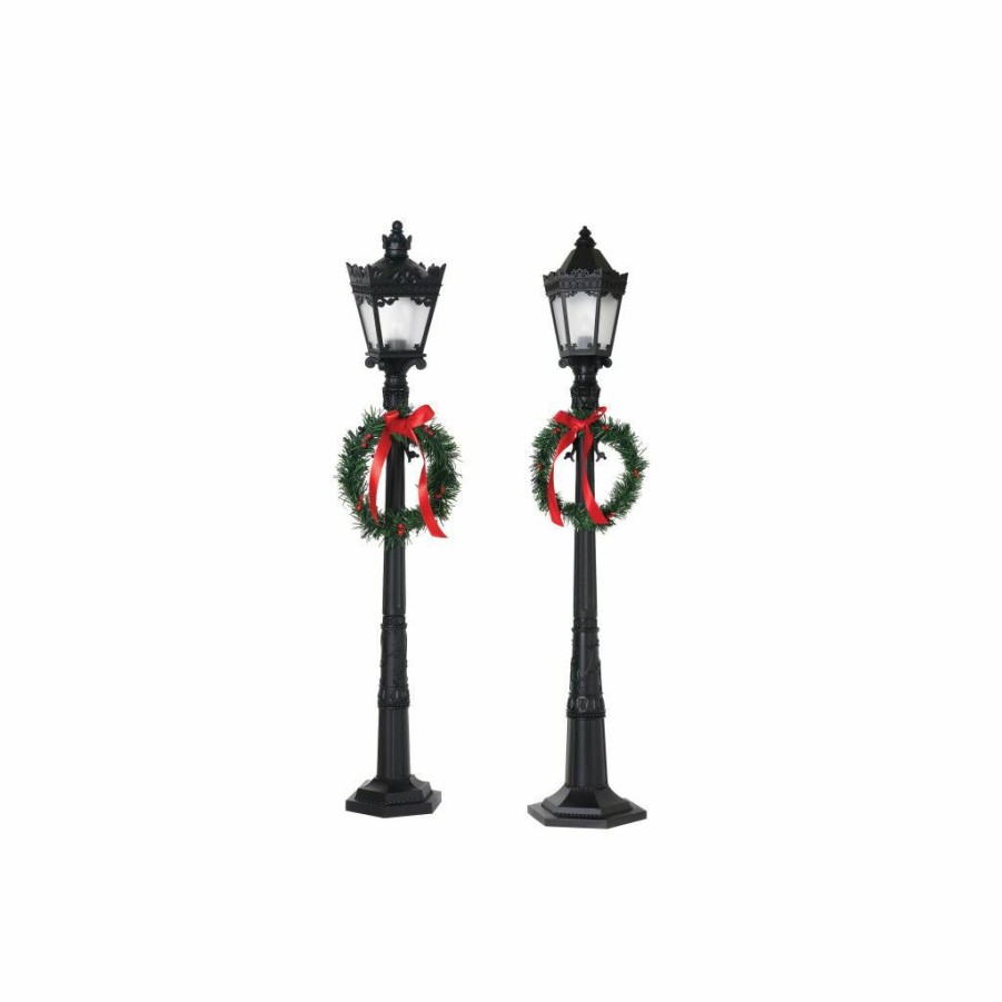 Home Goods & Toys * | Gerson International 26 In. Indoor Lamp Posts, Assorted Set Of 2, 1305050Ec