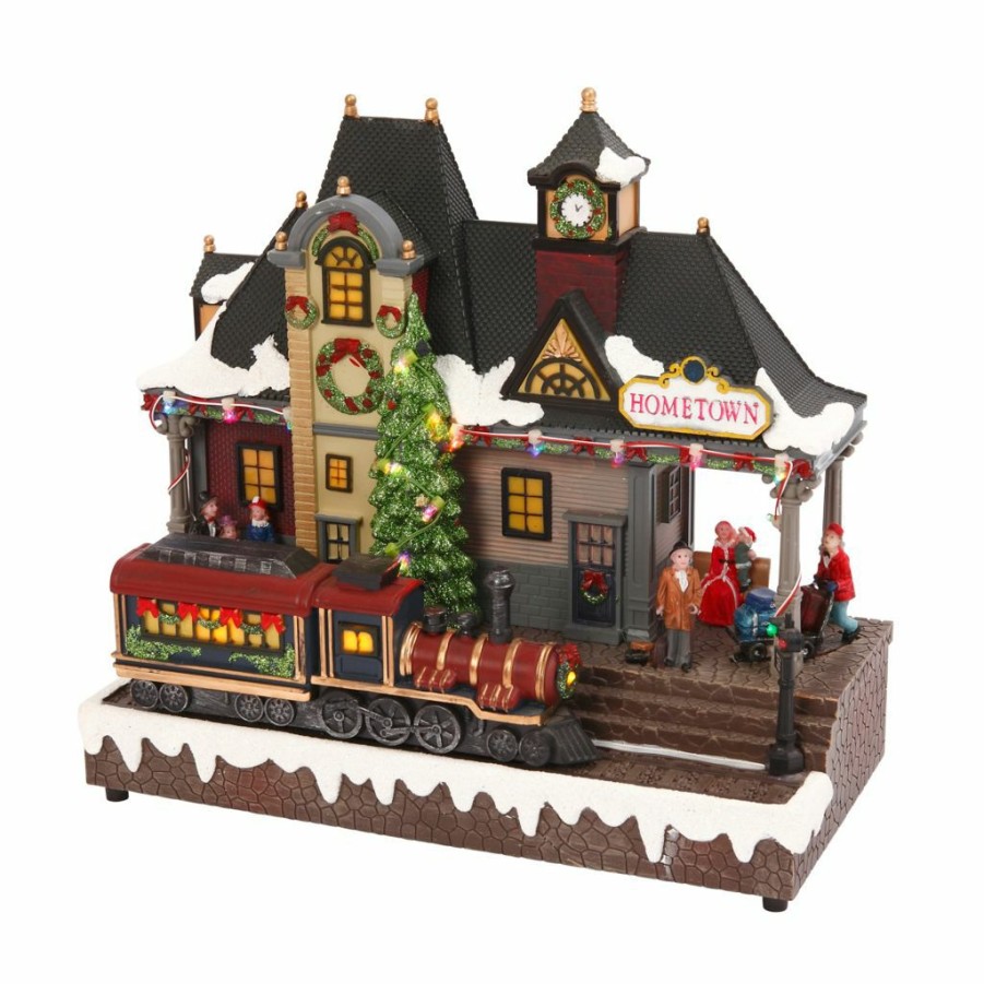 Home Goods & Toys * | Gerson International 12 In. Battery Operated Lighted Musical Train