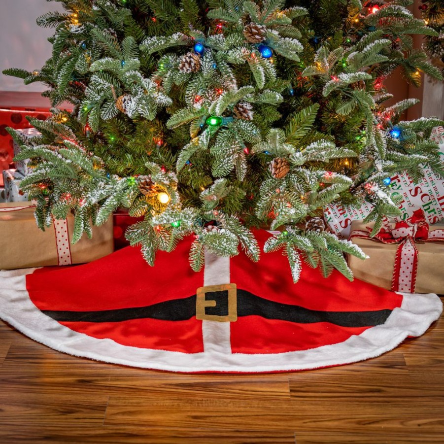 Home Goods & Toys * | Gerson International 48 In. Santa Tree Skirt, 2618370Ec