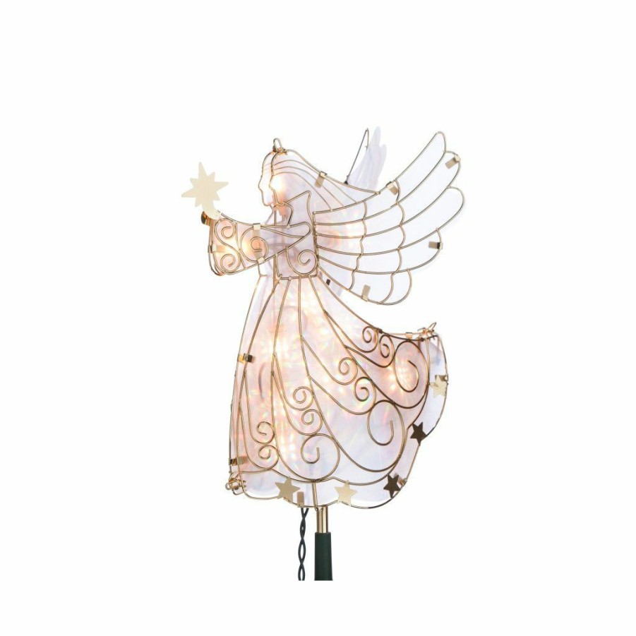 Home Goods & Toys * | Gerson International 11 In. Electric Angel Tree Topper, 2166110Ec