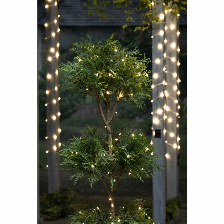 Outdoor Living * | Gerson International 50 Ft. Warm White Micro Led Green String Lights, 45691Ec