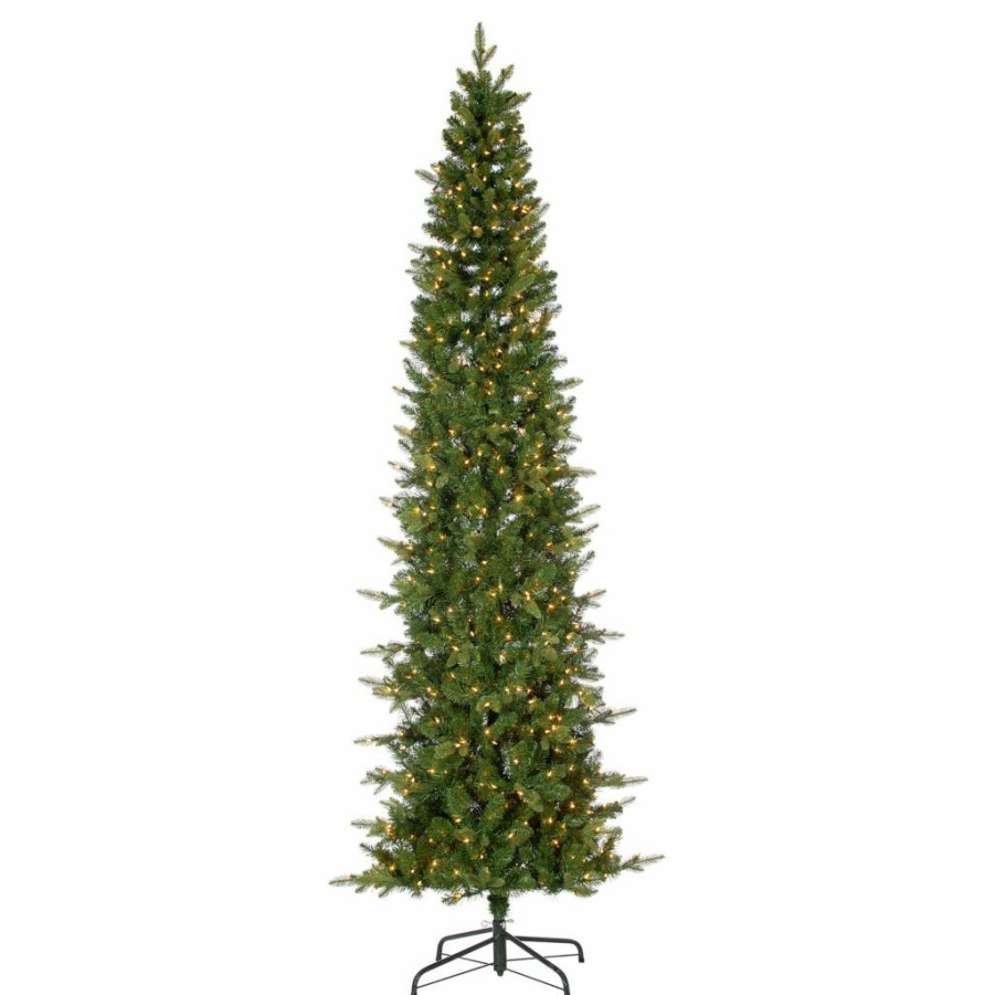 Home Goods & Toys * | Gerson International 9 Ft. Natural Cut Narrow Saginaw Pine Tree With 650 Ul Clear Lights