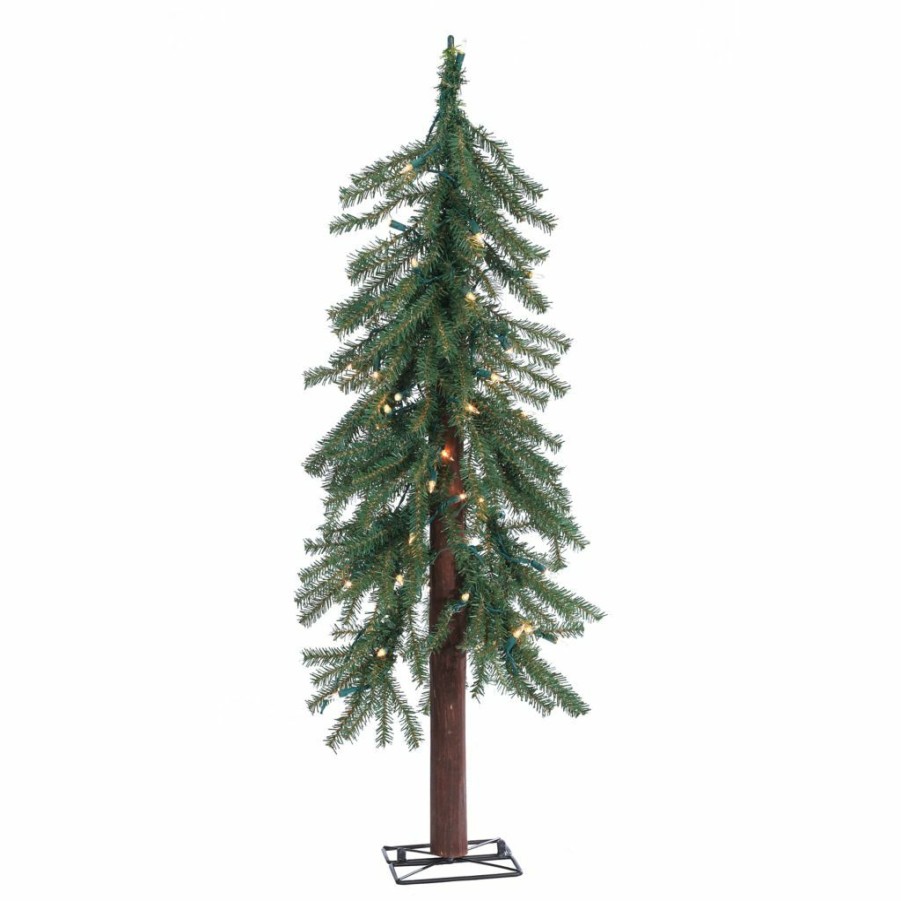 Home Goods & Toys * | Gerson International 3 Ft. Pre-Lit Alpine Tree With 100 Clear Lights