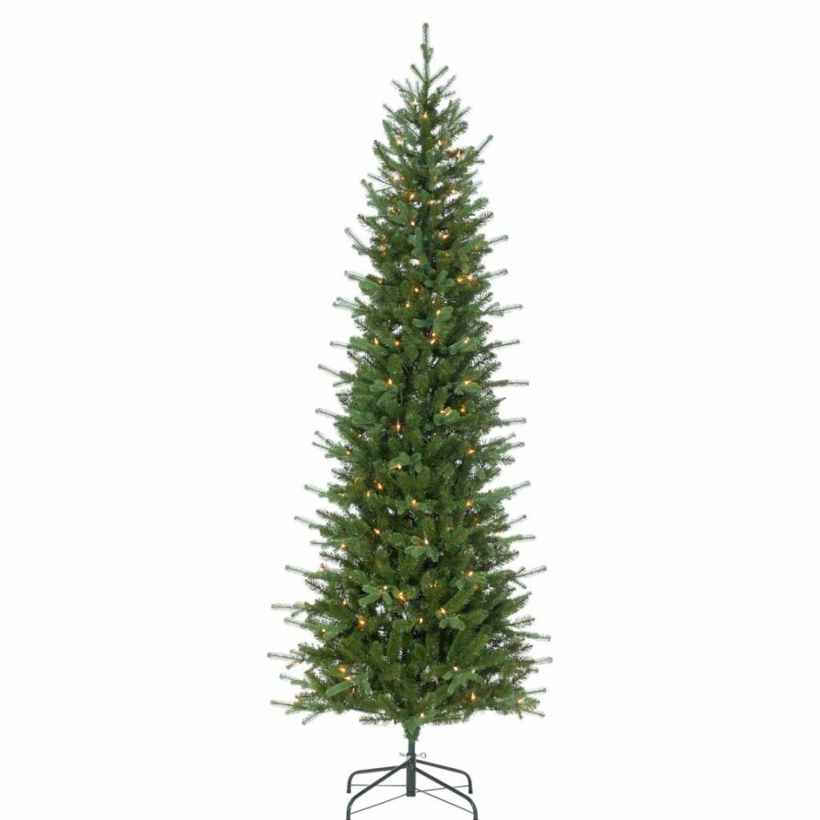 Home Goods & Toys * | Gerson International 7.5 Ft. Natural Cut Narrow Dover Pine Tree With 200 Ul Clear Lights